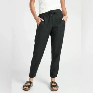 Athleta Cabo Linen Jogger - Black 8